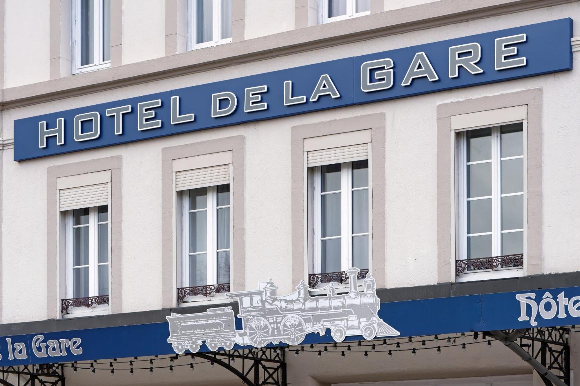 Contact Hotel De La Gare Et Son Restaurant Cote A Cote Autun Buitenkant foto